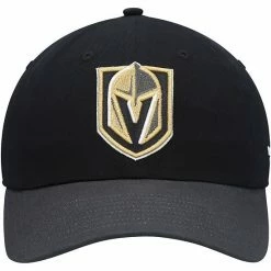 Men's Fanatics Branded Black Vegas Golden Knights Core Primary Logo Adjustable Hat -Metaverse shop unnamed file 13374