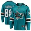 Youth Fanatics Branded Brent Burns Teal San Jose Sharks Home Breakaway Player Jersey