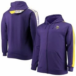 Men's Fanatics Branded Purple Minnesota Vikings Big & Tall Full-Zip Hoodie -Metaverse shop unnamed file 13451