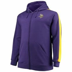 Men's Fanatics Branded Purple Minnesota Vikings Big & Tall Full-Zip Hoodie -Metaverse shop unnamed file 13452