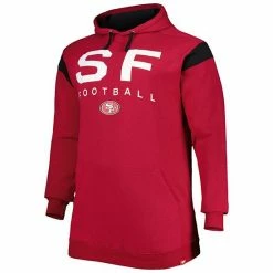 Men's Fanatics Branded Scarlet San Francisco 49ers Big & Tall Call The Shots Pullover Hoodie 4 Men's Fanatics Branded Scarlet San Francisco 49ers Big & Tall Call The Shots Pullover Hoodie -Metaverse shop unnamed file 13530