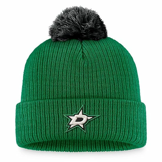 Men's Fanatics Branded Kelly Green Dallas Stars Team Cuffed Knit Hat with Pom Men's Fanatics Branded Kelly Green Dallas Stars Team Cuffed Knit Hat With Pom -Metaverse shop unnamed file 13545