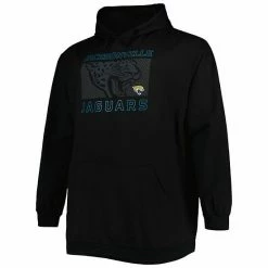 Men's Fanatics Branded Black Jacksonville Jaguars Big & Tall Pop Of Color Pullover Hoodie -Metaverse shop unnamed file 13601