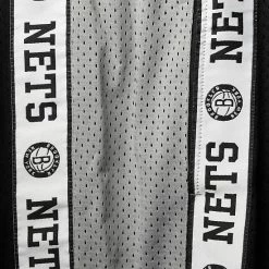 Men's Fanatics Branded Black/Silver New Jersey Nets Big & Tall Tape Mesh Shorts -Metaverse shop unnamed file 13620