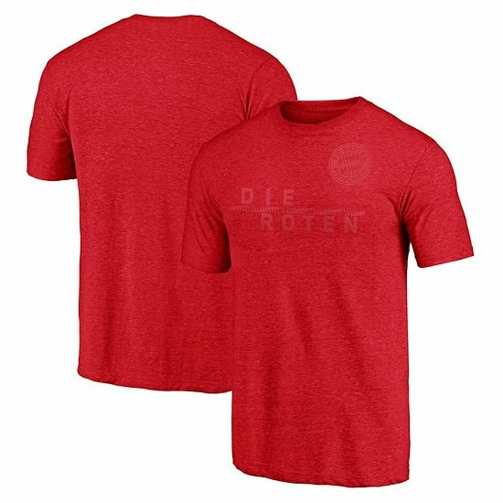 Men's Fanatics Branded Heathered Red Bayern Munich The Reds Tri-Blend T-Shirt Men's Fanatics Branded Heathered Red Bayern Munich The Reds Tri-Blend T-Shirt -Metaverse shop unnamed file 13622
