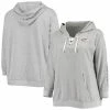 Women's Fanatics Branded Heathered Gray Denver Broncos Plus Size Lace-Up Pullover Hoodie 2 Women's Fanatics Branded Heathered Gray Denver Broncos Plus Size Lace-Up Pullover Hoodie -Metaverse shop unnamed file 13625