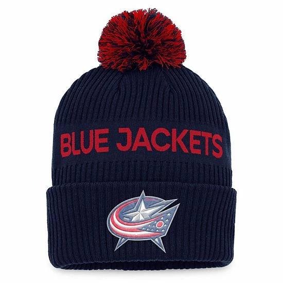 Men's Fanatics Branded Navy/Red Columbus Blue Jackets 2022 NHL Draft Authentic Pro Cuffed Knit Hat with Pom Men's Fanatics Branded Navy/Red Columbus Blue Jackets 2022 NHL Draft Authentic Pro Cuffed Knit Hat With Pom -Metaverse shop unnamed file 13668