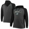 Men's Fanatics Branded Black/Heathered Charcoal Carolina Panthers Big & Tall Lightweight Raglan Pullover Hoodie -Metaverse shop unnamed file 13698
