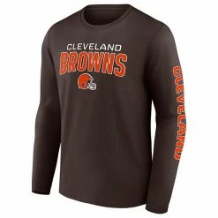 Men's Fanatics Branded Brown Cleveland Browns Go The Distance Long Sleeve T-Shirt 4 Men's Fanatics Branded Brown Cleveland Browns Go The Distance Long Sleeve T-Shirt -Metaverse shop unnamed file 1371