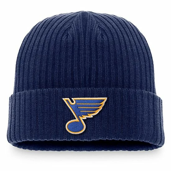 Men's Fanatics Branded Navy St. Louis Blues Core Primary Logo Cuffed Knit Hat Men's Fanatics Branded Navy St. Louis Blues Core Primary Logo Cuffed Knit Hat -Metaverse shop unnamed file 13725