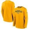 Men's Fanatics Branded Gold Nashville Predators Authentic Pro Rink Performance Long Sleeve T-Shirt -Metaverse shop unnamed file 13747