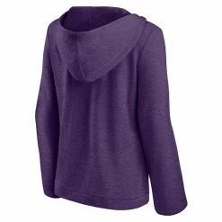 Women's Fanatics Branded Heathered Purple Baltimore Ravens First Team Flowy Pullover Hoodie -Metaverse shop unnamed file 13793