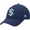Men's Fanatics Branded Navy Seattle Kraken Core Primary Logo Flex Hat -Metaverse shop unnamed file 13833