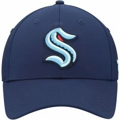 Men's Fanatics Branded Navy Seattle Kraken Core Primary Logo Flex Hat -Metaverse shop unnamed file 13835