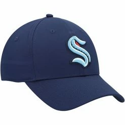 Men's Fanatics Branded Navy Seattle Kraken Core Primary Logo Flex Hat -Metaverse shop unnamed file 13836