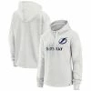 Women's Fanatics Branded Ash Tampa Bay Lightning True Classics Legacy Quarter-Zip Hoodie