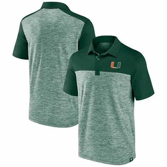 Men's Fanatics Branded Green Miami Hurricanes Omni Polo Men's Fanatics Branded Green Miami Hurricanes Omni Polo -Metaverse shop unnamed file 13858
