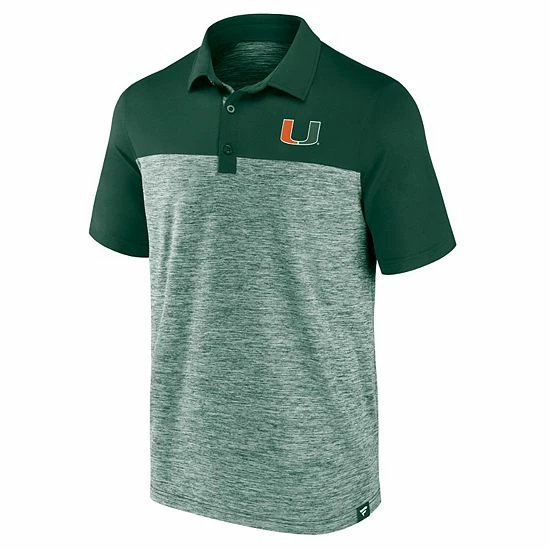 Men's Fanatics Branded Green Miami Hurricanes Omni Polo Men's Fanatics Branded Green Miami Hurricanes Omni Polo -Metaverse shop unnamed file 13859