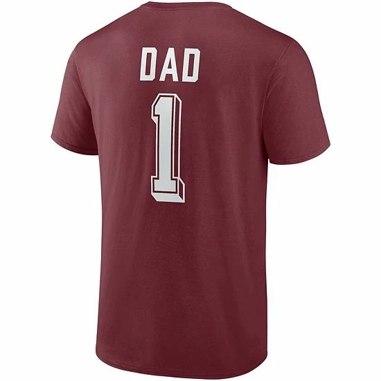Men's Fanatics Branded Maroon Texas A&M Aggies Team #1 Dad T-Shirt 6 Men's Fanatics Branded Maroon Texas A&M Aggies Team #1 Dad T-Shirt - Image 4