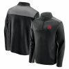 Men's Fanatics Branded Black/Gray Toronto Raptors Primary Logo Fleece Quarter-Zip Jacket -Metaverse shop unnamed file 13902