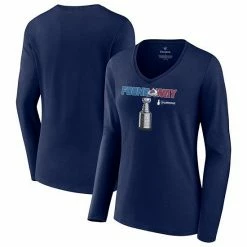 Women's Fanatics Branded Navy Colorado Avalanche 2022 Stanley Cup Champions Celebration V-Neck Long Sleeve T-Shirt 3 Women's Fanatics Branded Navy Colorado Avalanche 2022 Stanley Cup Champions Celebration V-Neck Long Sleeve T-Shirt -Metaverse shop unnamed file 13931