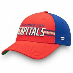 Men's Fanatics Branded Red/Blue Washington Capitals True Classic Structured Adjustable Hat
