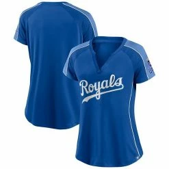 Women's Fanatics Branded Royal/Light Blue Kansas City Royals True Classic League Diva Pinstripe Raglan V-Neck T-Shirt 3 Women's Fanatics Branded Royal/Light Blue Kansas City Royals True Classic League Diva Pinstripe Raglan V-Neck T-Shirt -Metaverse shop unnamed file 14033
