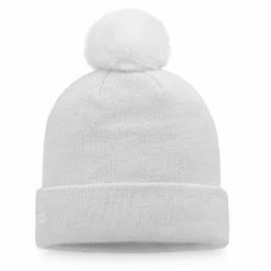 Women's Fanatics Branded White Chicago Blackhawks Winter Lights Cuffed Knit Hat With Pom -Metaverse shop unnamed file 14053