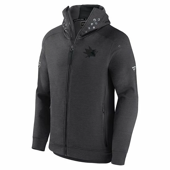 Men's Fanatics Branded Heather Charcoal San Jose Sharks Authentic Pro Road Tech Full-Zip Hoodie Jacket Men's Fanatics Branded Heather Charcoal San Jose Sharks Authentic Pro Road Tech Full-Zip Hoodie Jacket -Metaverse shop unnamed file 14056