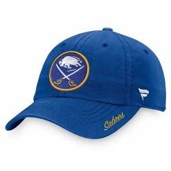 Women's Fanatics Branded Royal Buffalo Sabres Core Primary Logo Adjustable Hat