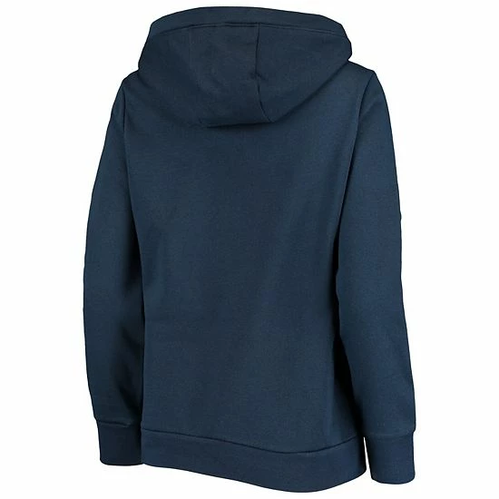 Women's Fanatics Branded Navy Columbus Blue Jackets Primary Team Logo Fleece V-Neck Pullover Hoodie 6 Women's Fanatics Branded Navy Columbus Blue Jackets Primary Team Logo Fleece V-Neck Pullover Hoodie - Image 4