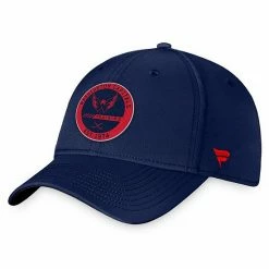 Men's Fanatics Branded Navy Washington Capitals Authentic Pro Team Training Camp Practice Flex Hat