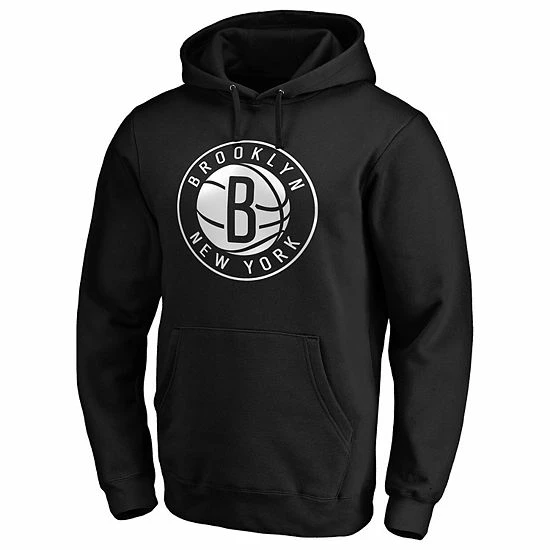 Men's Fanatics Branded Kevin Durant Black Brooklyn Nets Team Playmaker Name & Number Pullover Hoodie 4 Men's Fanatics Branded Kevin Durant Black Brooklyn Nets Team Playmaker Name & Number Pullover Hoodie - Image 2