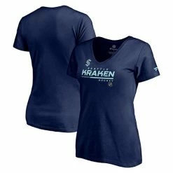Women's Fanatics Branded Deep Sea Blue Seattle Kraken Authentic Pro Core Collection Prime V-Neck T-Shirt 3 Women's Fanatics Branded Deep Sea Blue Seattle Kraken Authentic Pro Core Collection Prime V-Neck T-Shirt -Metaverse shop unnamed file 14185
