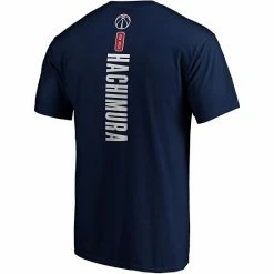 Men's Fanatics Branded Rui Hachimura Navy Washington Wizards Playmaker Name & Number Team Logo T-Shirt -Metaverse shop unnamed file 14226