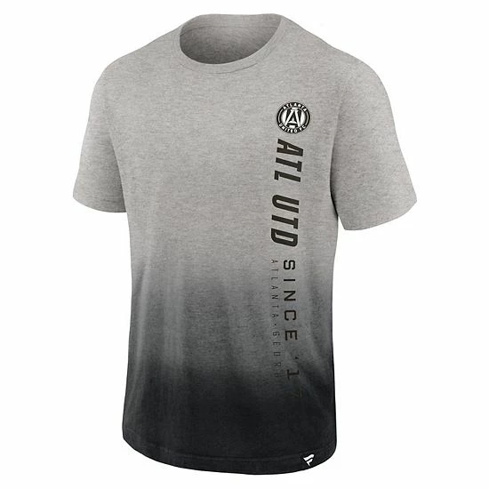 Men's Fanatics Branded Heathered Gray/Black Atlanta United FC Dip-Dye T-Shirt Men's Fanatics Branded Heathered Gray/Black Atlanta United FC Dip-Dye T-Shirt -Metaverse shop unnamed file 14243