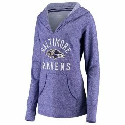 Women's Fanatics Branded Purple Baltimore Ravens Doubleface Slub Pullover Hoodie -Metaverse shop unnamed file 1425