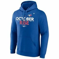 Men's Fanatics Branded Royal Toronto Blue Jays 2022 Postseason Locker Room Pullover Hoodie -Metaverse shop unnamed file 14251