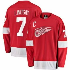 Men's Fanatics Branded Ted Lindsay Red Detroit Red Wings Premier Breakaway Retired Player Jersey -Metaverse shop unnamed file 14254