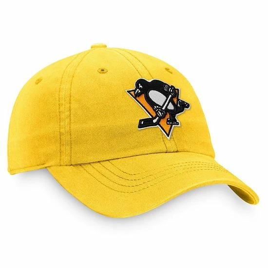 Women's Fanatics Branded Gold Pittsburgh Penguins Primary Logo Adjustable Hat 6 Women's Fanatics Branded Gold Pittsburgh Penguins Primary Logo Adjustable Hat - Image 4
