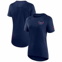 Women's Fanatics Branded Navy Washington Capitals Authentic Pro Rink Raglan Tech T-Shirt -Metaverse shop unnamed file 14299