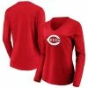 Women's Fanatics Branded Red Cincinnati Reds Official Logo Long Sleeve V-Neck T-Shirt 2 Women's Fanatics Branded Red Cincinnati Reds Official Logo Long Sleeve V-Neck T-Shirt -Metaverse shop unnamed file 14309