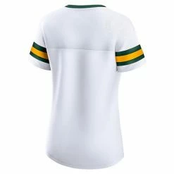 Women's Fanatics Branded White Green Bay Packers Sunday Best Lace-Up T-Shirt 5 Women's Fanatics Branded White Green Bay Packers Sunday Best Lace-Up T-Shirt -Metaverse shop unnamed file 14322