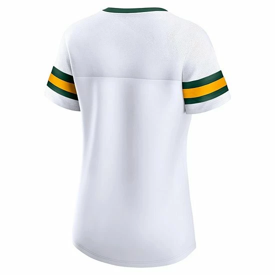 Women's Fanatics Branded White Green Bay Packers Sunday Best Lace-Up T-Shirt Women's Fanatics Branded White Green Bay Packers Sunday Best Lace-Up T-Shirt -Metaverse shop unnamed file 14322