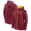Men's Fanatics Branded Burgundy/Gold Washington Commanders Ball Carrier Full-Zip Hoodie -Metaverse shop unnamed file 1438