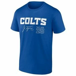 Men's Fanatics Branded Jonathan Taylor Royal Indianapolis Colts Name & Number Team T-Shirt -Metaverse shop unnamed file 14425