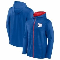 Men's Fanatics Branded Royal/Red New York Giants Ball Carrier Full-Zip Hoodie -Metaverse shop unnamed file 1447