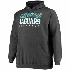 Men's Fanatics Branded Heathered Charcoal Jacksonville Jaguars Big & Tall Practice Pullover Hoodie 4 Men's Fanatics Branded Heathered Charcoal Jacksonville Jaguars Big & Tall Practice Pullover Hoodie -Metaverse shop unnamed file 14492