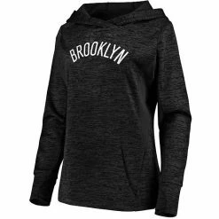 Women's Fanatics Branded Black Brooklyn Nets Showtime Done Better Pullover Hoodie -Metaverse shop unnamed file 14523