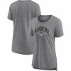 Women's Fanatics Branded Heathered Gray Las Vegas Raiders Drop Back Modern Tri-Blend T-Shirt -Metaverse shop unnamed file 14567